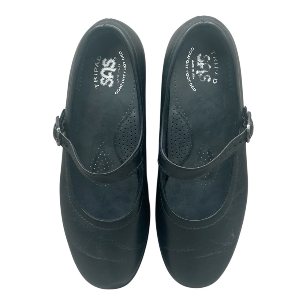 SAS Black Comfort Mary Jane Shoes